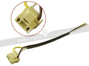 Stekker koplamp 3 polig met kabel