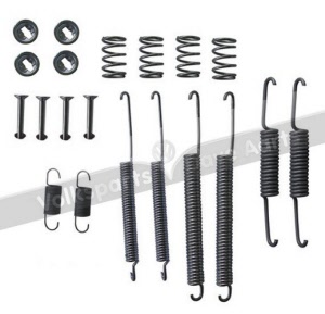 Bevestigingsset, remvoering, achter, Caddy