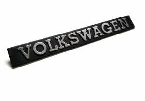 Typeembleem Volkswagen achterzijde chroom (oud model)